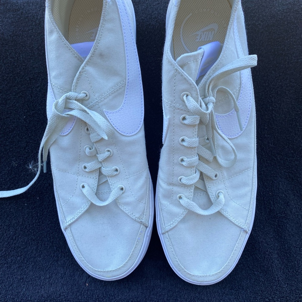 Nike Off-White Canvas Sneakers